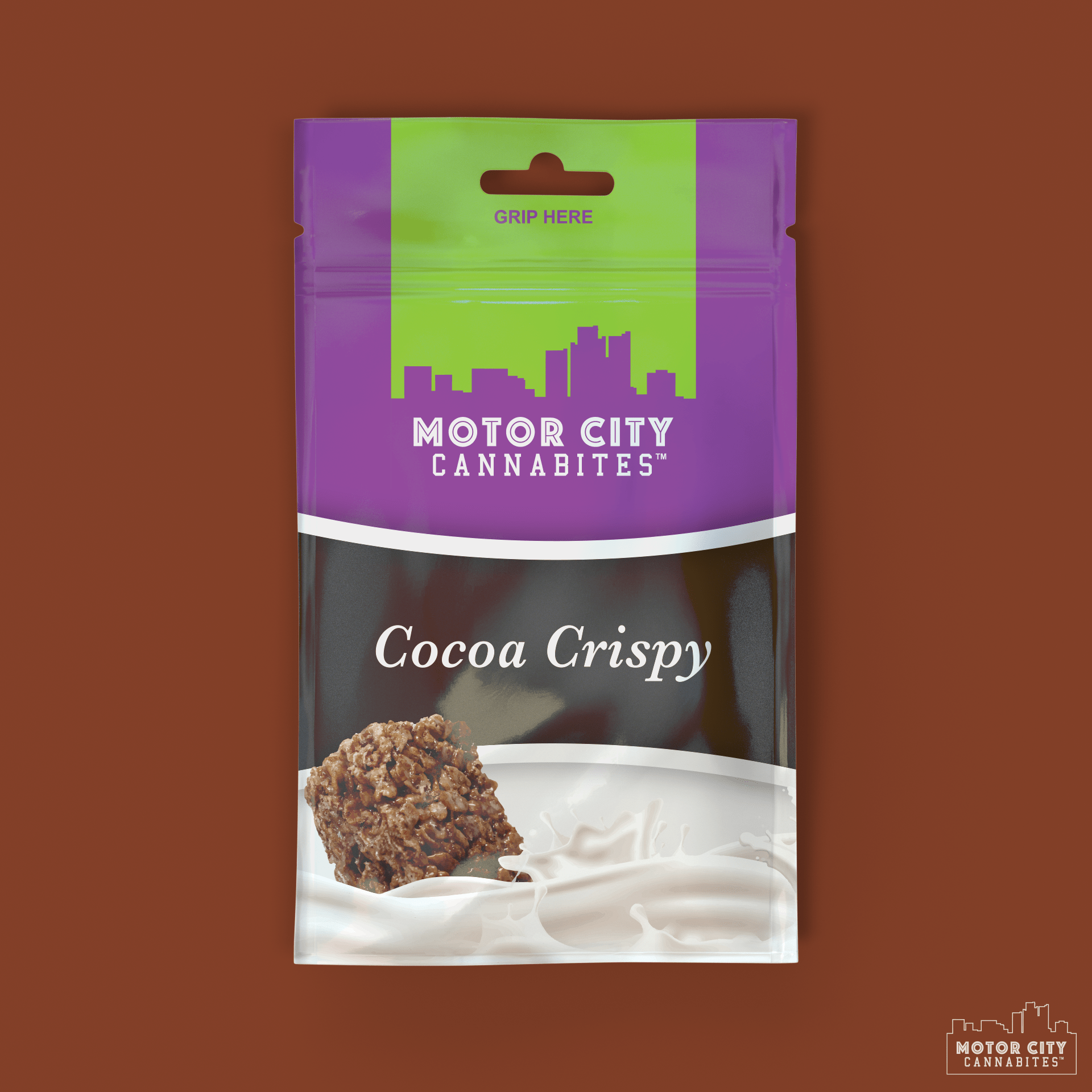Cocoa Crispy Cannabis Edible - Motor City Cannabites