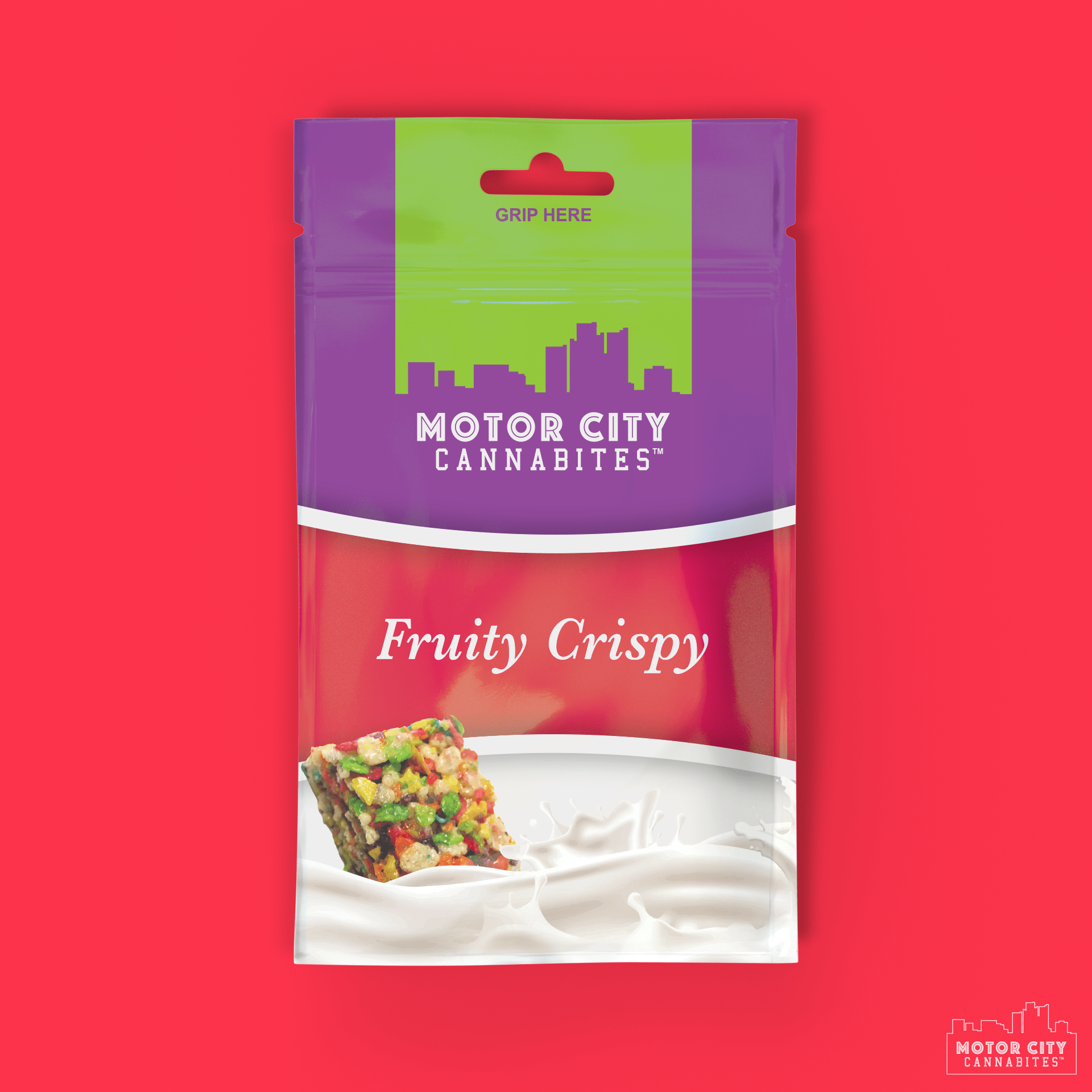 Fruity Crispy Cannabis Edible - Motor City Cannabites