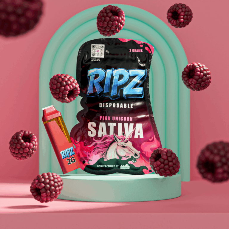 Ripz Pink Unicorn disposable vape — 2g