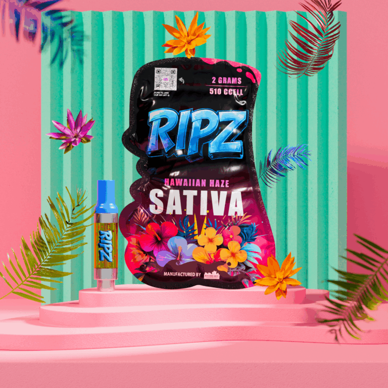 Ripz Hawaiian Haze 510 vape cartridge — 1000mg