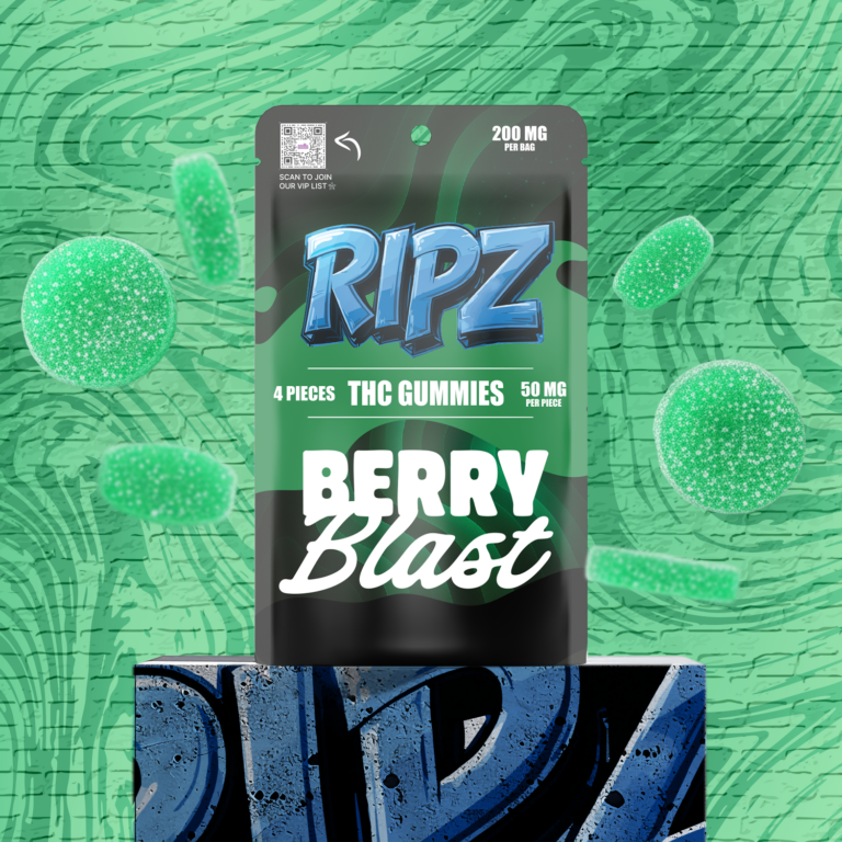Ripz Berry Blast cannabis gummies — 50mg